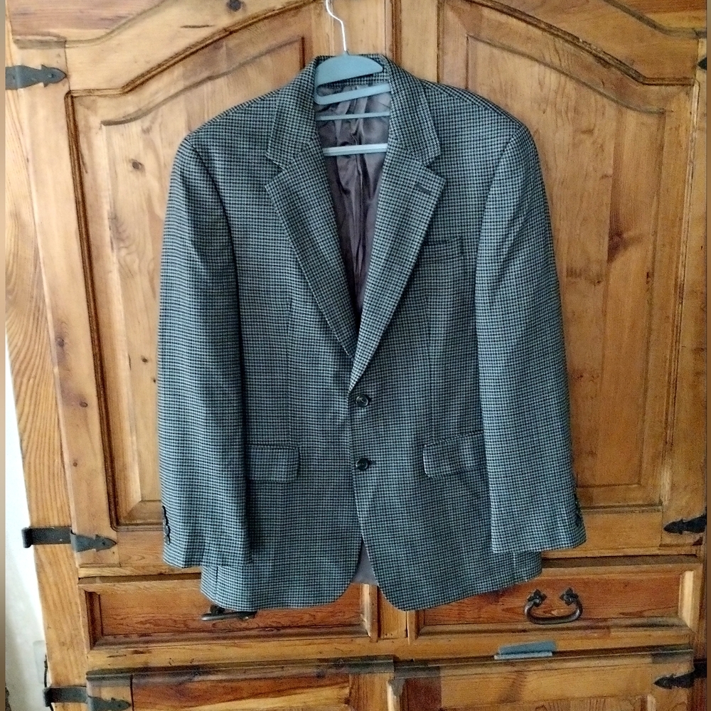 Vintage Lauren Ralph Lauren Wool Houndstooth Blazer